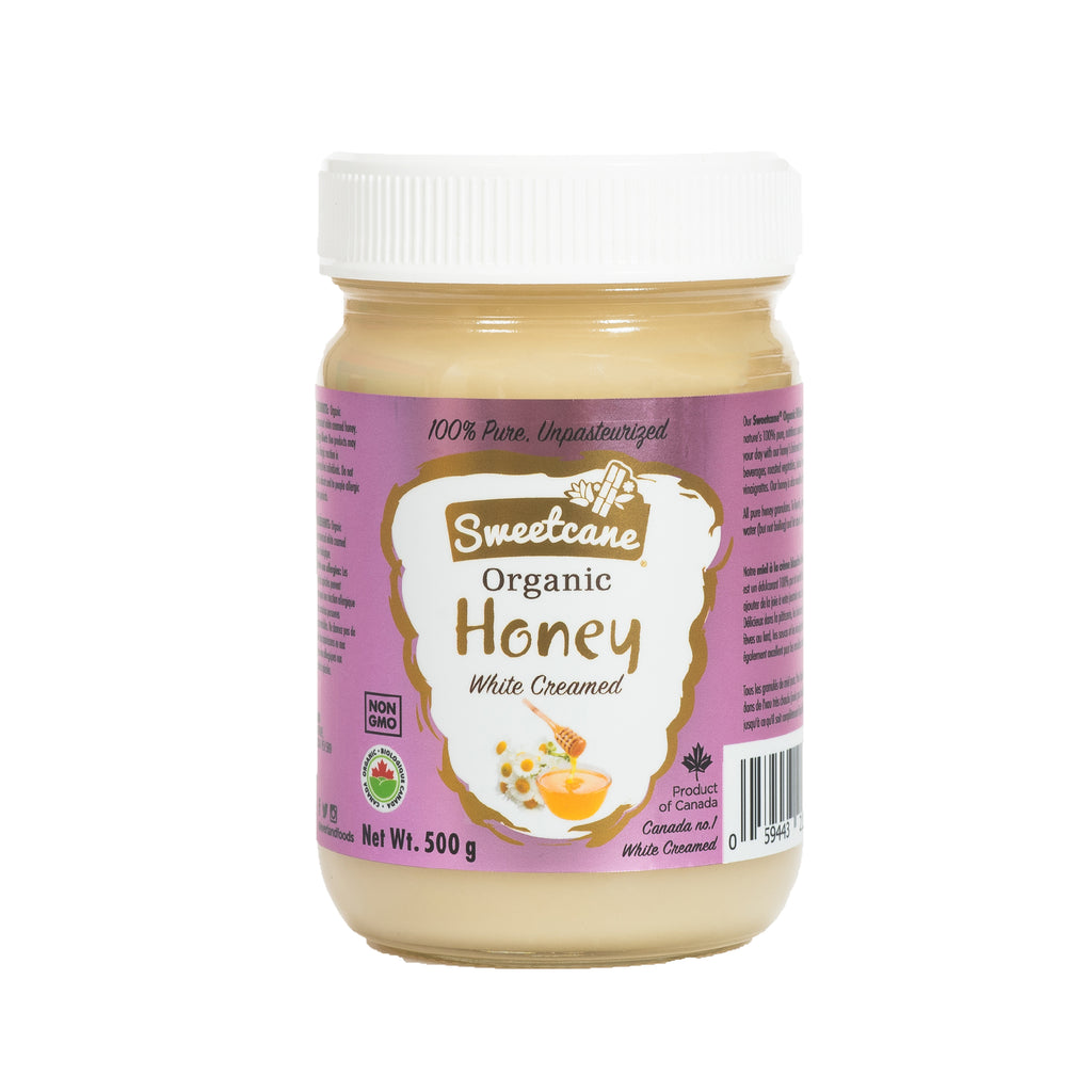 Sweetcane Organic  Honey, Creamy Raw Unpasteurized