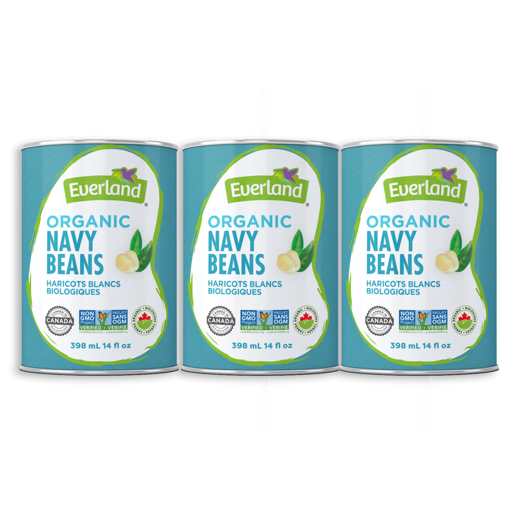 Navy Beans, Organic 398ml - Pack of 12