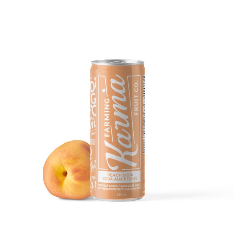 Karma Peach Soda - 6 Cans