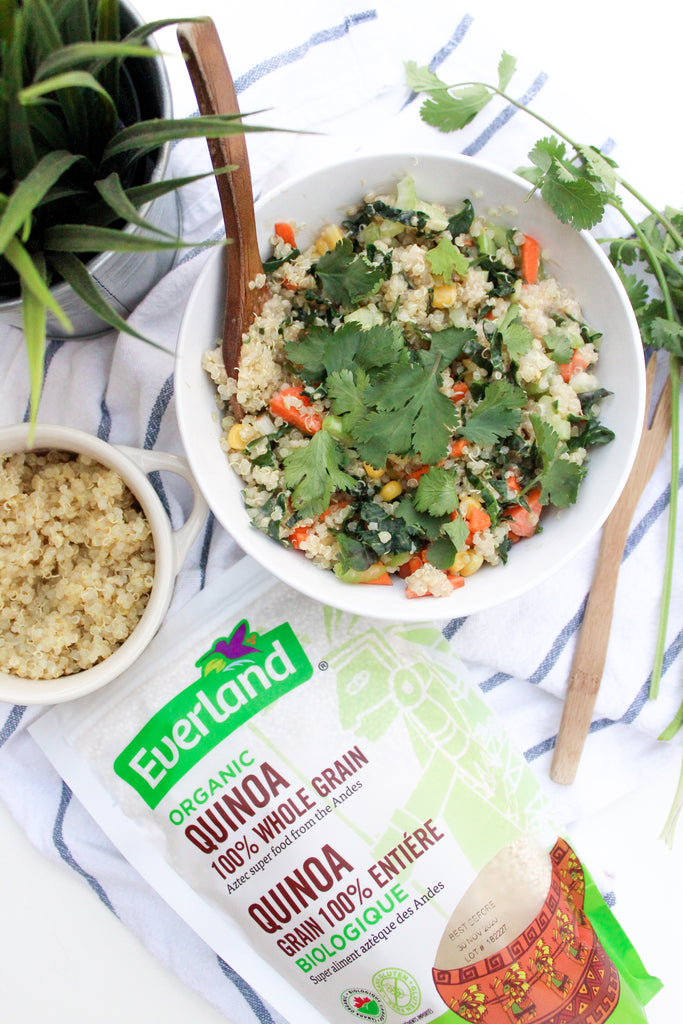 Quinoa Salad and Everland Quinoa
