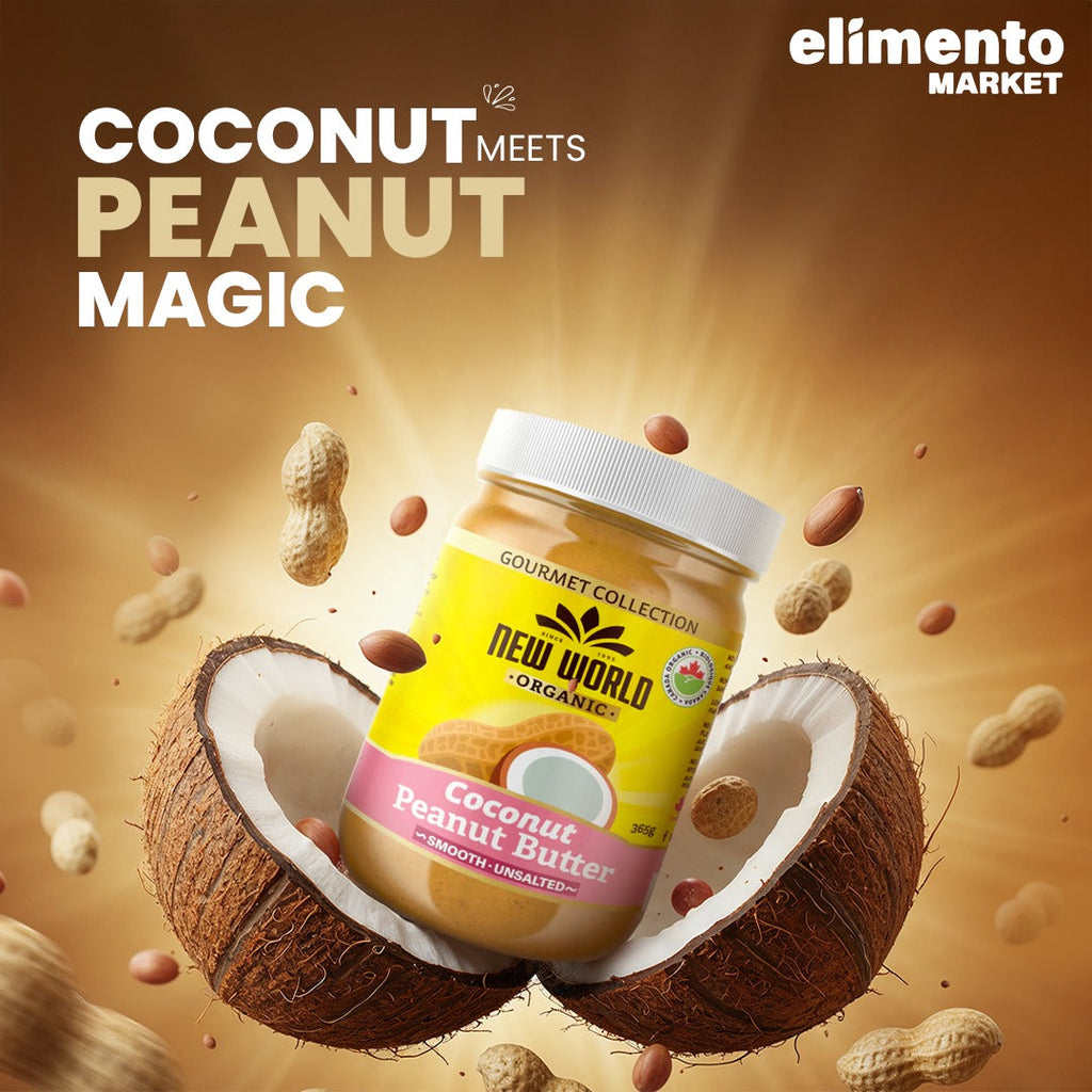 Coconut Peanut Spread, Unsalted Organic