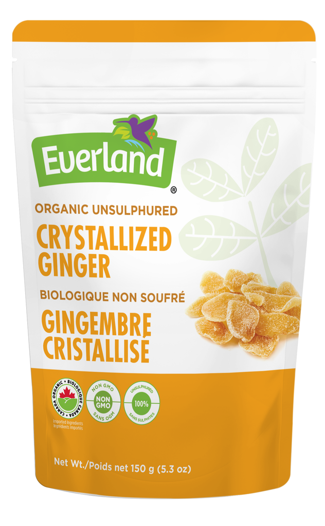 Crystallized Ginger Chunks 150gm, Organic