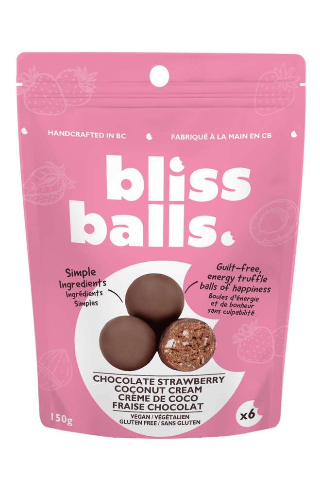 Chocolate Strawberry Bliss Balls (x6)