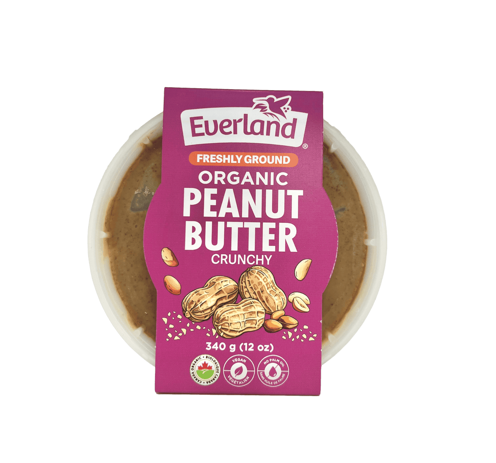 Everland Freshly Ground Peanut Butter Crunchy Salted Organic