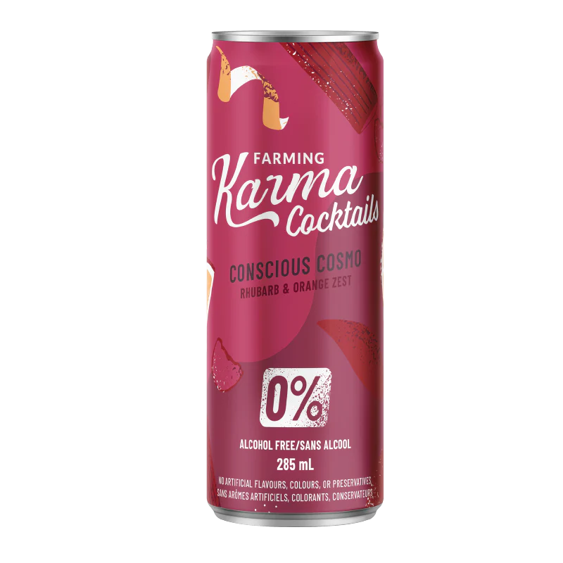 Karma Conscious Cosmo- Rhubarb & Orange Zest