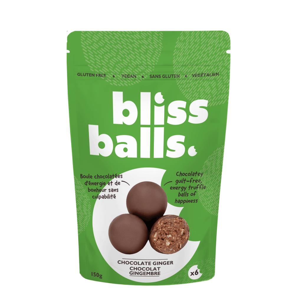Chocolate Ginger Bliss Balls (6x6)