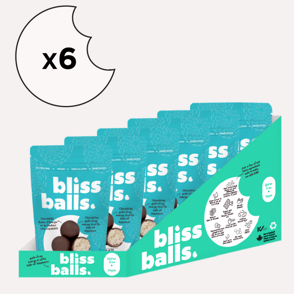 Chocolate Coconut Cream Bliss Balls  (6x6)