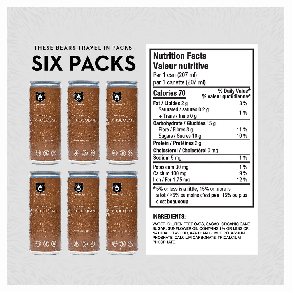 Frothed Chocolate Oat / Pack of 6