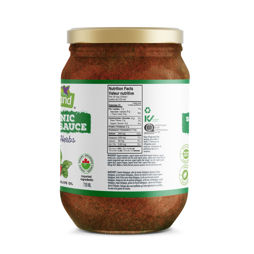 Italian Herb Pasta Sauce, Organic