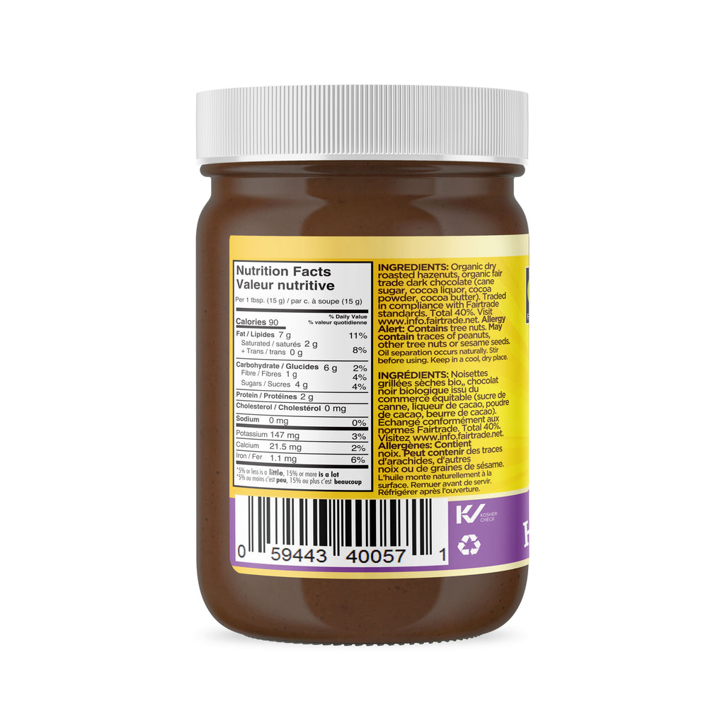 Dark Chocolate Hazelnut Butter, Vegan, Organic 365g