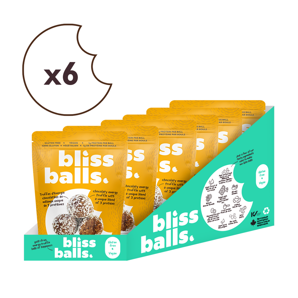 Cacao Protein Bliss Balls (6 x 6 Pack)