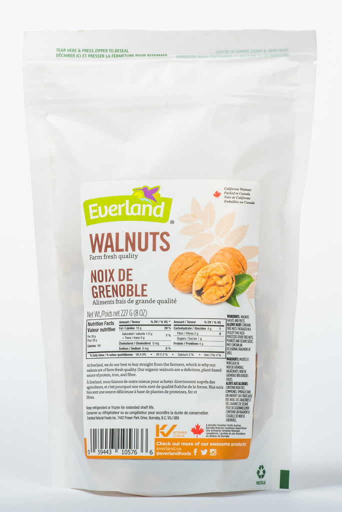 California Walnuts packed in Canada