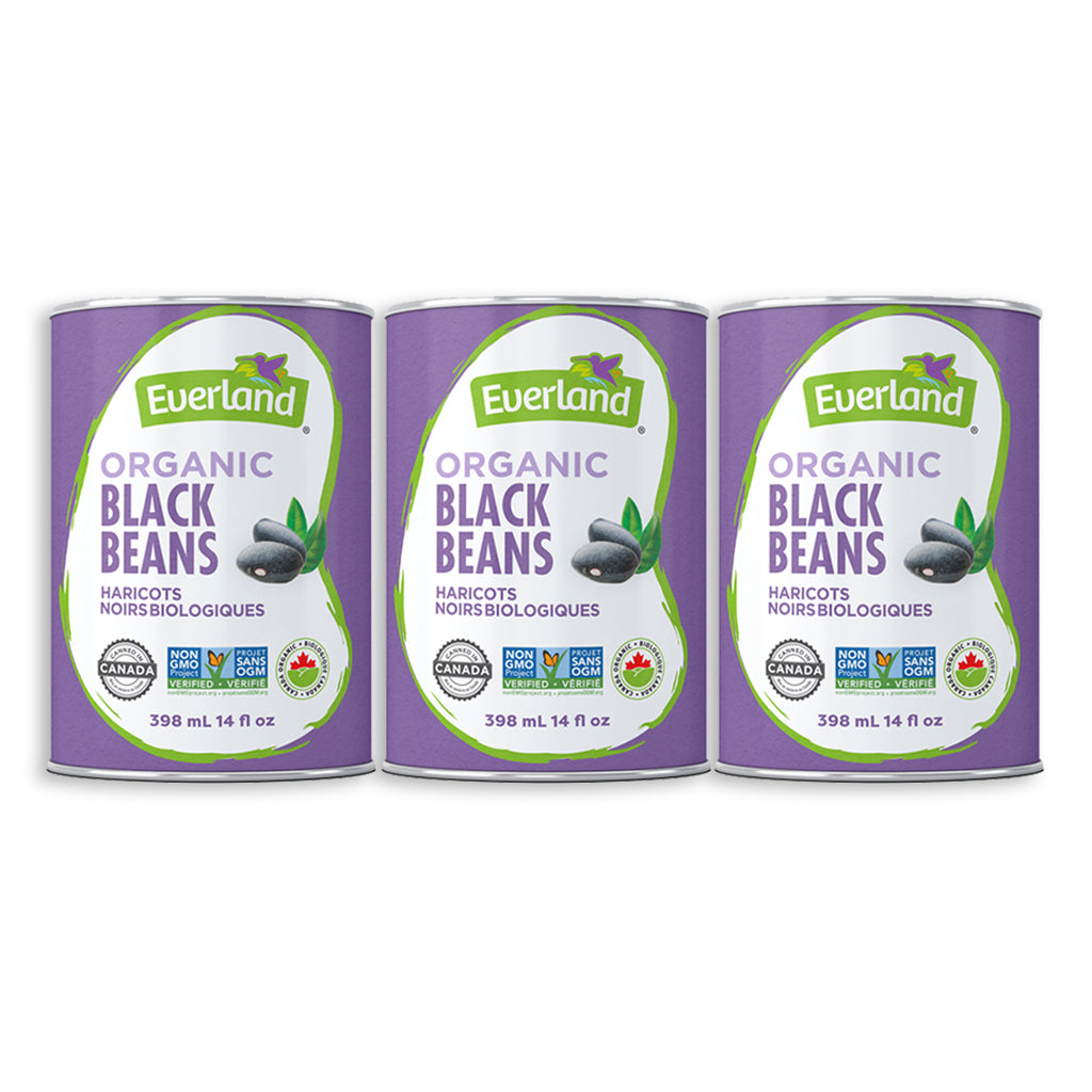 Black Beans, Organic 398ml - Pack of 12