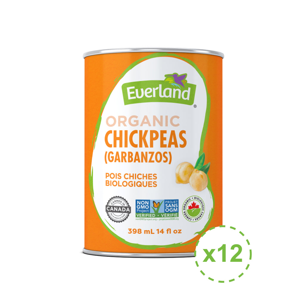 Chickpeas (Garbanzo), Organic 398ml - Pack of 12