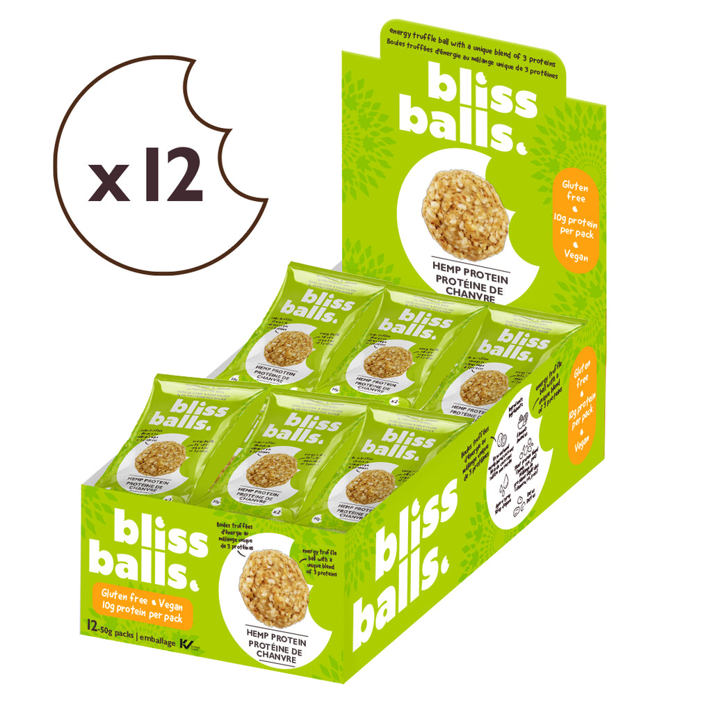 Hemp Protein Bliss Balls (12 x 2 Pack)