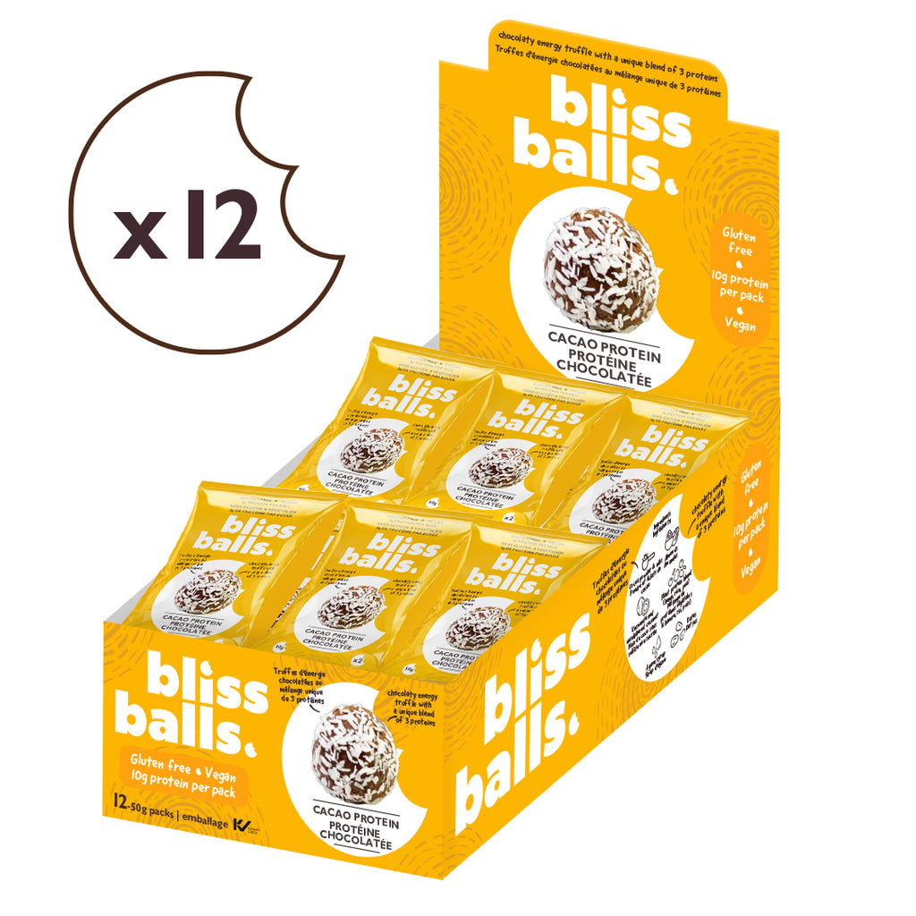 Cacao Protein Bliss Balls (12 x 2 Pack)